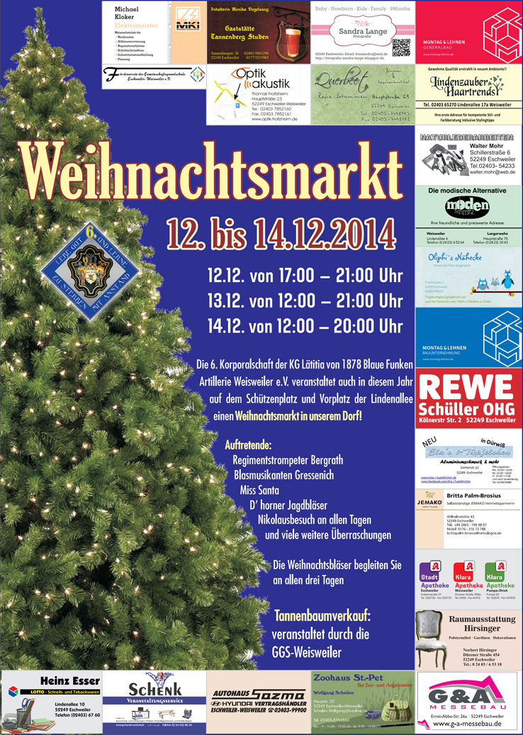 Weihnachtsmarkt Weisweiler 2014